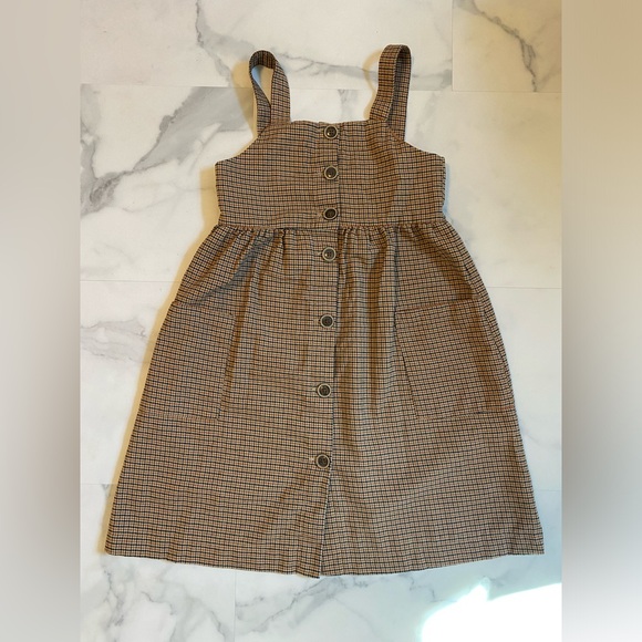 Zara Girls Houndstooth Jumper Dress - Picture 1 of 5